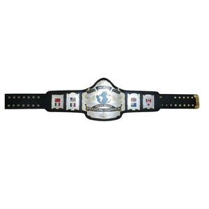 Ceinture de champion de lutte mondiale personnalisée de qualité supérieure avec drapeaux internationaux et design détaillé - Product Image 1