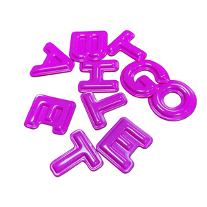 Pegatinas de letras de TPU vibrantes y duraderas personalizadas, parches decorativos para bolsos, ropa, accesorios de moda, etiquetas para ropa, rollo - Product Image 4