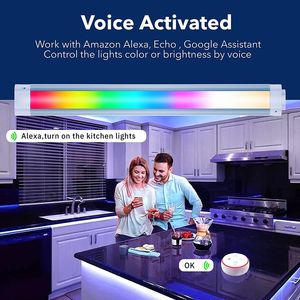 Kit Luci LED Intelligenti per Mobili da Cucina, Dimmerabili, Bianche, Compatibili con Vari Dispositivi - Product Image 4