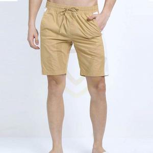 กางเกงขาสั้นผู้ชายสีพื้นขายส่งแบบลำลองรุ่นใหม่ล่าสุด รับออกแบบตามสั่ง มีกระเป๋าข้าง - Product Image 1