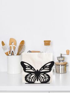 Luxury Metal Napkin Holder Contemporary Dining Table Accessory Decorative <b>Tissue</b> Organizer For Modern Home Interiors Today - Product Image 1