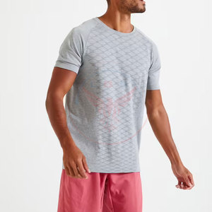 Camisetas de Gimnasio de Poliéster/Algodón de Corte Ajustado con MOQ Bajo - Secado Rápido, Transpirables y Ecológicas, Cómodas, en Oferta Online - Product Image 2