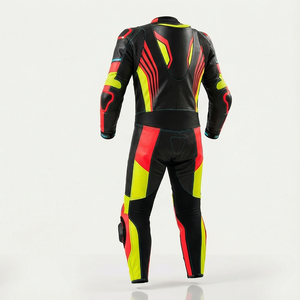 Trajes de moto de carreras personalizados al por mayor, último estilo, chaquetas de motocicleta de cuero genuino ligeras, trajes de motociclista recién llegados en venta - Product Image 4