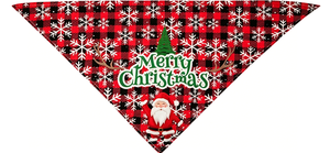 Low MOQ Custom Holiday Print Triangle <b>Bandana</b> Polyester Seasonal Kerchief - Product Image 4