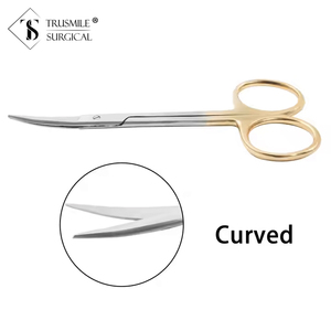 Ciseaux à cuticules russes durables à ressort, ultra-affûtés, pour manucure et micro-cils, droits et courbés - Product Image 4