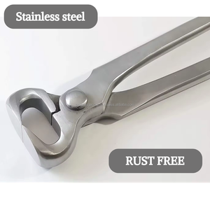 Factory Made Farrier <b>Equipment</b> Horse Hoof Trimming Tools Heavy Duty Smooth Cutting Veterinary Pincers Steel Quality - Product Image 3