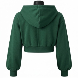 Hoodies courts pour femmes de haute qualité, sur mesure, légers, respirants, tendance hiver - Product Image 5