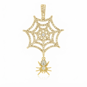 Colgante de Oro Sólido de 14K con Diseño Personalizado de Animal Estilo Hiphop, con Diamantes Moissanite VVS, de Alta Calidad, Unisex, Ideal para Regalo - Product Image 1