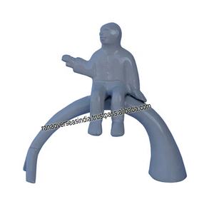 Statue en aluminium décorative de sculpture en métal de dessus de table pour l'hôtel de chambre à coucher de bureau de salon - Product Image 1