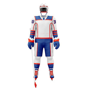 ชุดฮอกกี้น้ำแข็งรุ่นใหม่ปี 2026 บริการสั่งทำแบบ Sublimation OEM ผ้าโพลีเอสเตอร์ 100% ระบายอากาศได้ดี แห้งเร็ว คุณภาพสูง สำหรับผู้ใหญ่ทุกเพศ - Product Image 2
