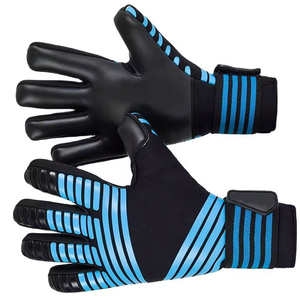 Gants de gardien de but en cuir respirant pour adultes et enfants, avec bouts des doigts en latex épais, unisexes, pour l'entraînement au football - Product Image 5