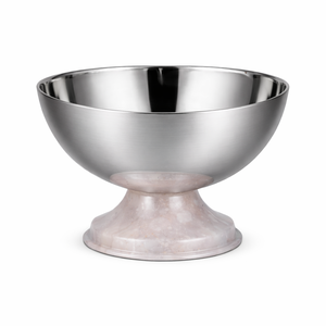 Tazón de Acero Inoxidable con Base de Resina Color Marfil, Diseño Lujoso y Elegante para Decoración de Cocina y Comedor, Precio al por Mayor - Product Image 6