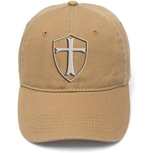 Casquette de baseball unisexe des Templiers - Casquette en coton avec croix et écusson brodés - Product Image 3