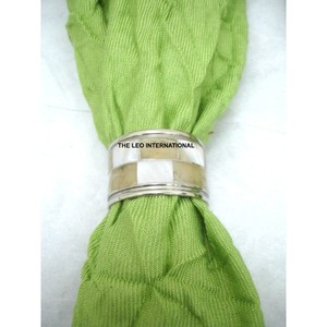 Anillos de Servilleta de Metal Hechos a Mano, Ecológicos, Duraderos, Decorativos de Lujo para Mesa de Comedor, Accesorios para Hotel - Product Image 3