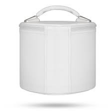 Étui de luxe pour fez maçonnique – Boîte de rangement et de présentation en similicuir |   Étuis pour casquettes de francs-maçons (blancs) - Product Image 3