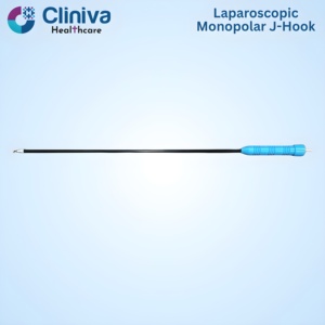 Instrumentos Quirúrgicos Reutilizables de Alta Calidad: Gancho Monopolar Laparoscópico Tipo J de 5 mm x 330 mm - Product Image 2