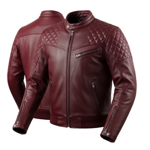 High Street Biker <b>jacket</b> for men men's <b>jackets</b> Motorbike Leather Urban Gear Genuine Cowhide Coat Europe Trend - Product Image 5