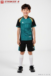 Ensemble de maillots de football personnalisés, séchage rapide, respirant, uniforme d'équipe de football, adultes, enfants, fabricant OEM ODM, Striker II JP 100% - Product Image 2