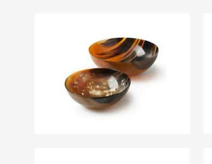 ชามทำมือจากเขาสัตว์ ปลอดสาร BPA เป็นมิตรกับสิ่งแวดล้อม ผิวเรียบเนียน สวยงามแบบชนบท เหมาะสำหรับใช้เป็นอุปกรณ์เสริมในการเสิร์ฟ/ของตกแต่งกลางโต๊ะสำหรับบ้านสไตล์โมเดิร์น - Product Image 1