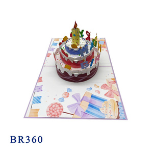 การ์ดอวยพรวันเกิดแบบ 3 มิติ หลากสีสัน ยี่ห้อ Best Price Viet Craft รุ่น Happy Birthday Cake Pop การ์ดอวยพรแฮนด์เมดสุดฮิต - Product Image 4