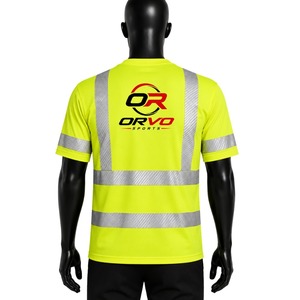 เสื้อโปโลสะท้อนแสง ORVO Sports สำหรับงานตรวจจับวัตถุ  แบบสวมใส่สบาย เหมาะสำหรับผู้ชาย ใช้ในงานรักษาความปลอดภัย  ผลิตจากโพลีเอสเตอร์ ใช้ได้ทุกฤดู - Product Image 4