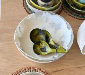 จำหน่ายโดยตรงจากโรงงาน ชามเรซิ่นดีไซน์เนอร์สำหรับเสิร์ฟถั่ว ผลไม้ และของตกแต่ง คุณภาพและราคาส่งออก - Product Image 1