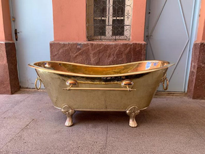 Baignoire autoportante en laiton à pieds de griffe, de luxe, pour hôtels, complexes hôteliers, spas, villas, salles de bain de type boutique et design d'intérieur - Product Image 4