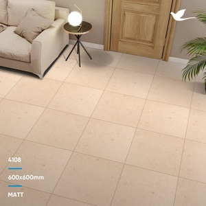 Carrelage beige 600x600, finition mate, carrelage de sol, carrelage en porcelaine pour balcon, cuisine, salle de bain, provenant d'un exportateur leader - Product Image 2