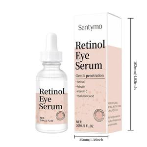 Sérum pour les yeux Santymo au rétinol, anti-rides, éclaircissant, faible irritation, 30 ml, pour le soin quotidien de la zone des yeux et adapté à tous les types de peau - Product Image 1