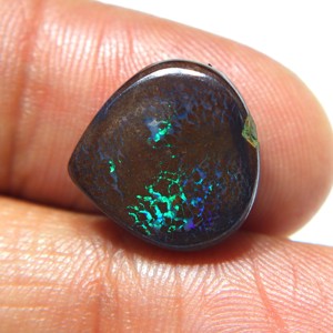 Ópalo de Boulder Australiano, Cabujón de Ópalo Natural Sólido, Gema Suelta, Ópalo de Fuego Verde Australiano para Joyería - Product Image 2