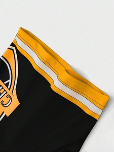 Ensemble sportif décontracté pour homme en 2 pièces, à capuche, pour l'hiver, t-shirt et short en polyester/coton à séchage rapide, tissu respirant tricoté, personnalisable - Product Image 4