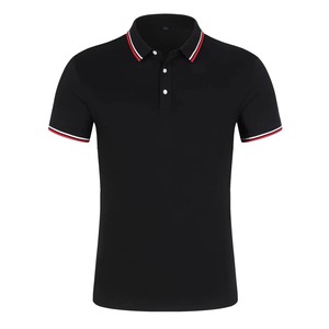Camisas Polo Lisas al por Mayor para Hombre, Camisas Polo Personalizadas con Logotipo Bordado, Camisa Polo Negra de Golf - Product Image 5