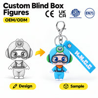 Porte-clés Mascotte 3D Personnalisé en PVC Écologique, Dragonne en Silicone Imprimée UV, Faible MOQ, Figurine en Caoutchouc Souple Personnalisée pour Entreprises