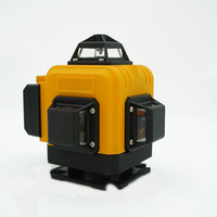 Niveau laser industriel et bricolage 16 lignes avec écran numérique, auto-nivelant, faisceau vert 360°, précision 1 mm, outil de haute précision