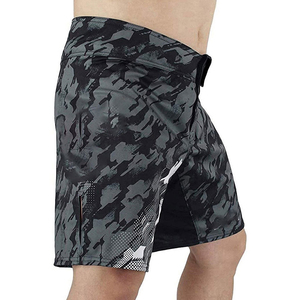 กางเกงชก MMA ลายพรางพิมพ์ลายแบบ Sublimation ระบายอากาศได้ดี ผลิตจากโพลีเอสเตอร์ สำหรับนักต่อสู้ ใช้ได้ทุกฤดูกาล - Product Image 3