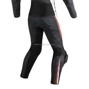 Traje de Carreras de Motocicleta y Automovilismo, de Cuero, de Una Pieza, Manga Larga, Impermeable, Transpirable y Cómodo, Personalizado para Adultos - Product Image 5