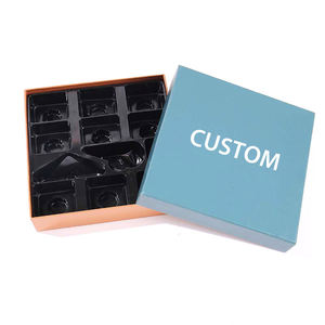 Eco Friendly <b>Biodegradable</b> Luxury Chocolate Gift Box Custom Logo Base Lid Rigid Paperboard <b>Packaging</b> Sustainable Premium Box - Product Image 1
