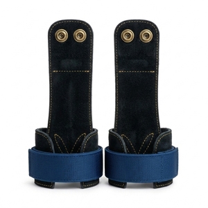 Soporte de Muñeca de Cuero ANAX SPORTS para Levantamiento de Pesas con Cierre Ajustable de Gancho y Bucle, Unisex, para Entrenamiento de Fuerza, Protector de Agarre para Barra Alta - Product Image 3