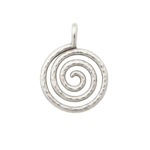 Collar Espiral de Plata de Ley 925 Hecho a Mano, Estilo Bohemio, Joyería Minimalista, Regalo de Cumpleaños para Mujer - Product Image 3