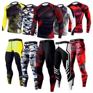 เสื้อแรชการ์ด Tiyon สำหรับผู้ชาย ป้องกันรังสียูวี UPF50 ระบายอากาศได้ดี แขนยาว เหมาะสำหรับดำน้ำ แห้งเร็ว เสื้อรัดรูป ผลิตจากผ้าสแปนเด็กซ์/ไนลอน - Product Image 1