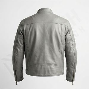 Veste de moto en cuir véritable pour homme de qualité supérieure, nouvelle arrivée, vestes de moto d'hiver, protections amovibles, personnalisables - Product Image 2