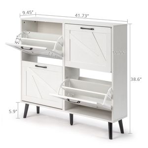 Mobile contenitore con anta a battente a maniglia singola, 4 cassetti ribaltabili, in metallo nero, melaminico, truciolato e legno massello nero, con gambe affusolate - Product Image 6