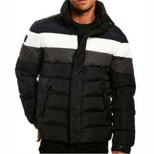 Chaqueta de Invierno para Hombre, Acolchada, de Primera Calidad, Personalizada, Cálida, con Cuello Alto, Transpirable, 100% Poliéster, Color Sólido - Product Image 5