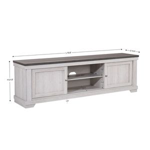 Mobile TV Contemporaneo per Intrattenimento, 1 Pezzo, Finitura Legno Invecchiato, Arredamento Soggiorno - Product Image 3