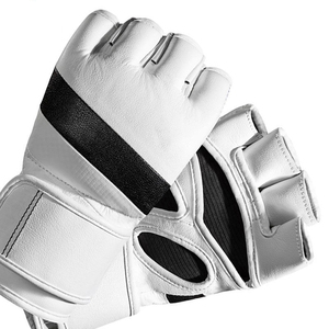 ถุงมือฝึกซ้อม MMA แบบครึ่งนิ้ว PU พร้อมสายรัดข้อมือแบบ Hook and Loop น้ำหนักเบาสำหรับชกมวย ใช้ได้ทั้งชายและหญิง - Product Image 6