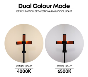 โคมไฟตั้งโต๊ะไร้สาย น้ำหนักเบา 2000 ลูเมนส์ ให้แสงสว่างสูง ปรับอุณหภูมิสีได้สองระดับ (4000K/6500K) แบตเตอรี่ลิเธียมไอออน สำหรับอุตสาหกรรมการบินและอวกาศ - Product Image 5