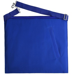 Tablier de Maître Maçon Royal Select, Broderie Blanche et Bleue, Régalia Maçonnique, Tablier de Cérémonie de Loge, Design Premium - Product Image 2