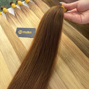 Extensiones de Cabello Humano Virgen Vietnamita Rusa Hanoi, Doble Trama a Máquina, Súper Doble Trama, 100g, Estilo Puntas Llenas, 1 Paquete - Product Image 4