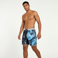 Shorts de bain pour hommes, unis, écologiques, respirants, séchage rapide, taille mi-haute, taille élastique, décontractés