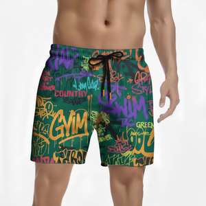 Custom short Beachwear Swim <b>Trunks</b> Quick Dry Material Boardshorts Beach Short Swim <b>Trunk</b> Custom mesh short training short - Product Image 4